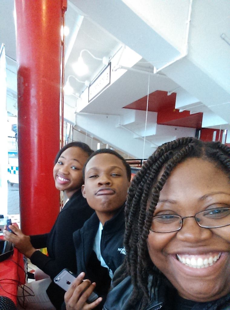 Mir.I.am and Teyana Taylor fans Azahriaa and Jeremiah at #K975WinterJam