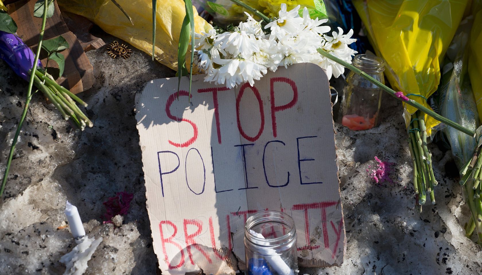 Family Of Tony Robinson Holds Press Conference At Site Of Police Fatal Shooting