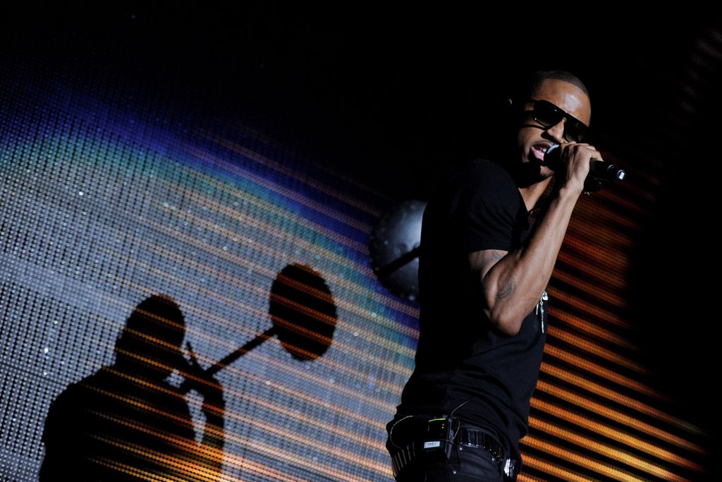 Jay-Z, Young Jeezy and Trey Songz Perform at the Staples Center