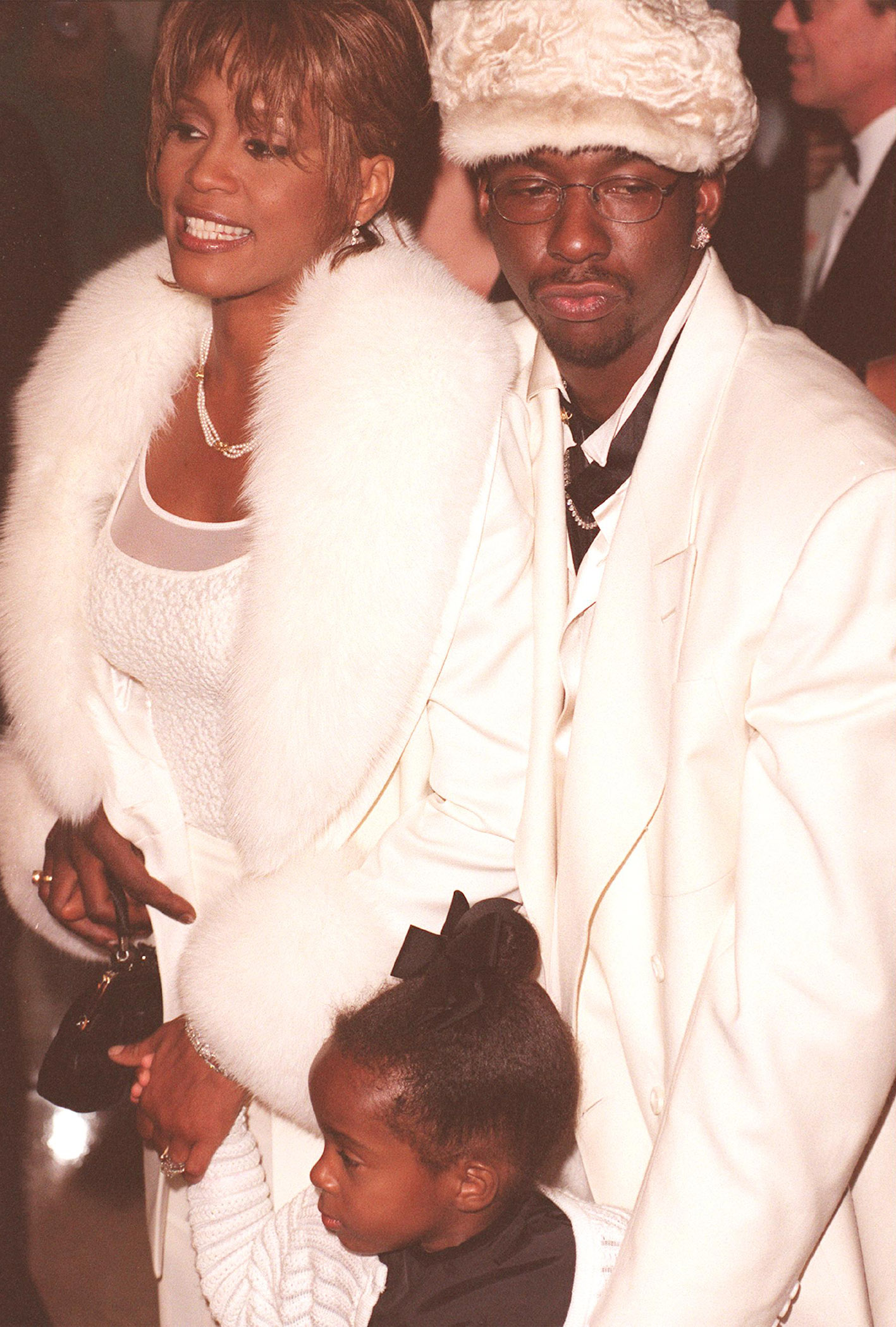 Whitney Houston Husband Bobby Brown And Daughter