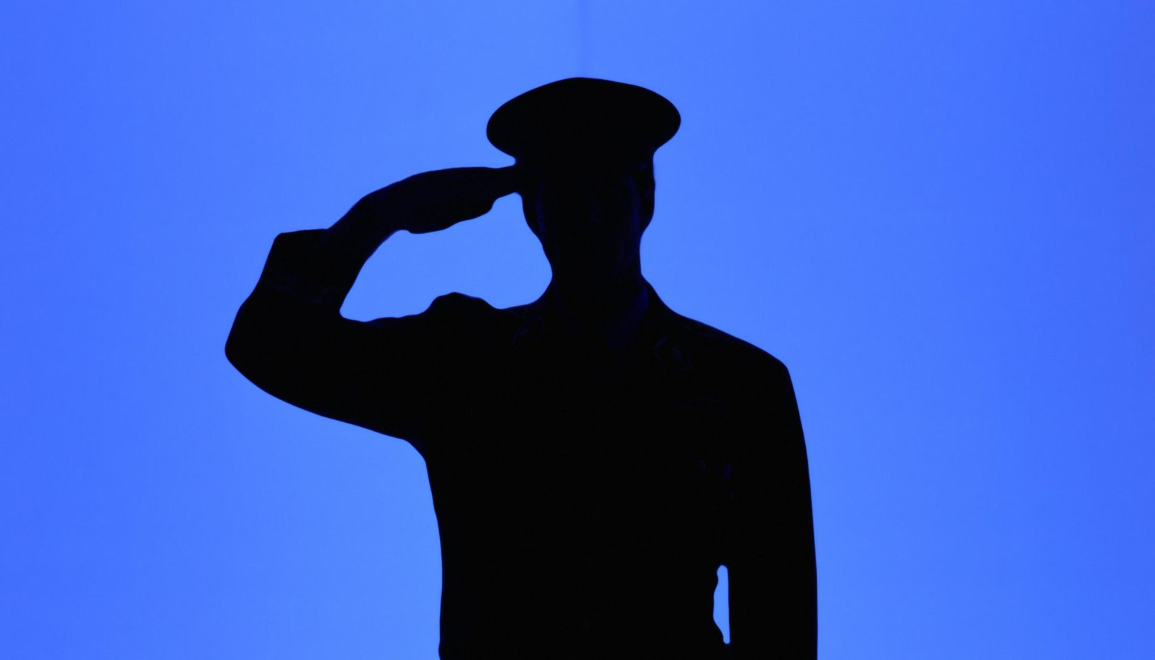 Saluting Soldier