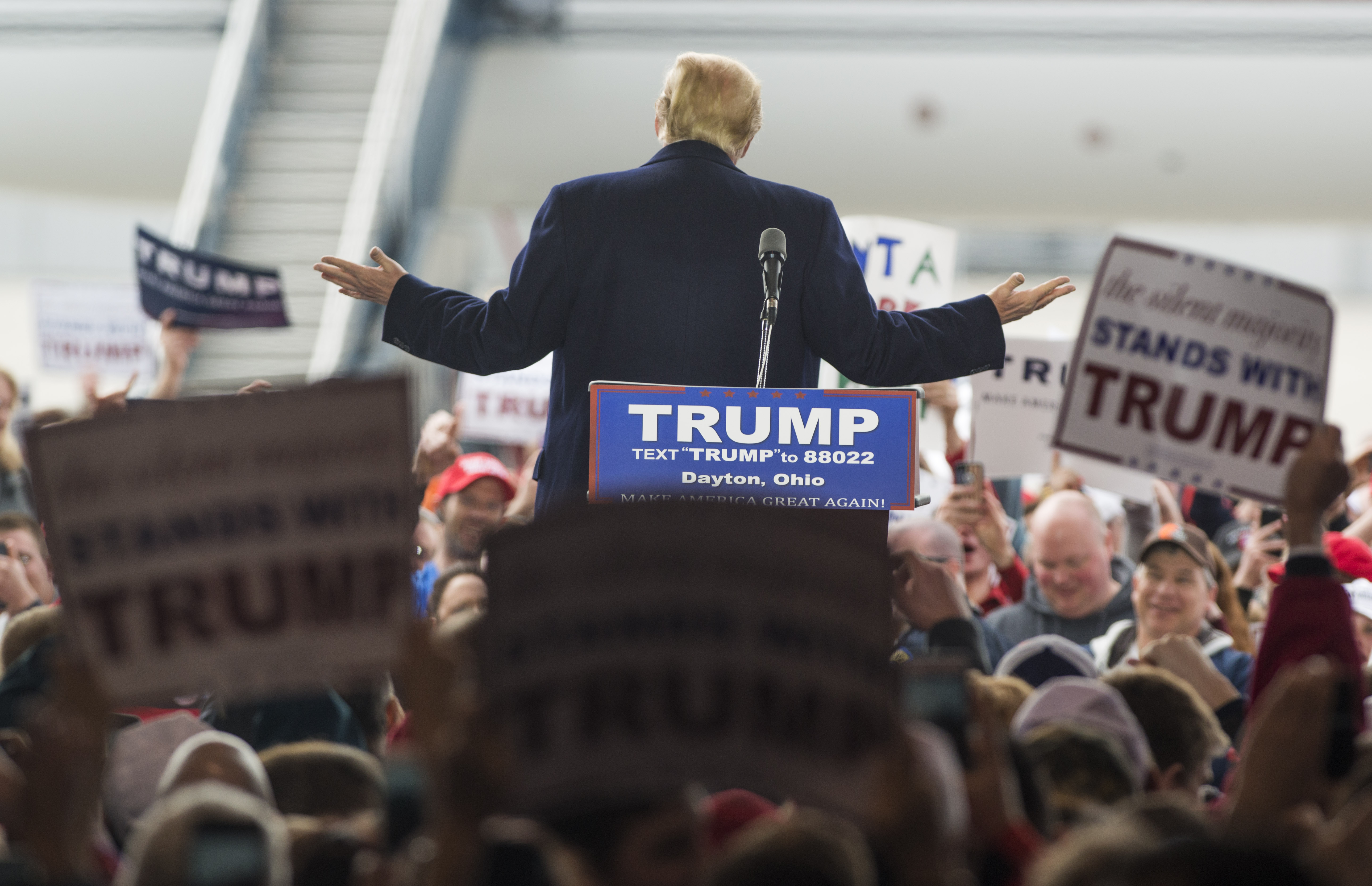 Presidential Candidate Donald Trump Campaign Rally in Vandalia, Ohio