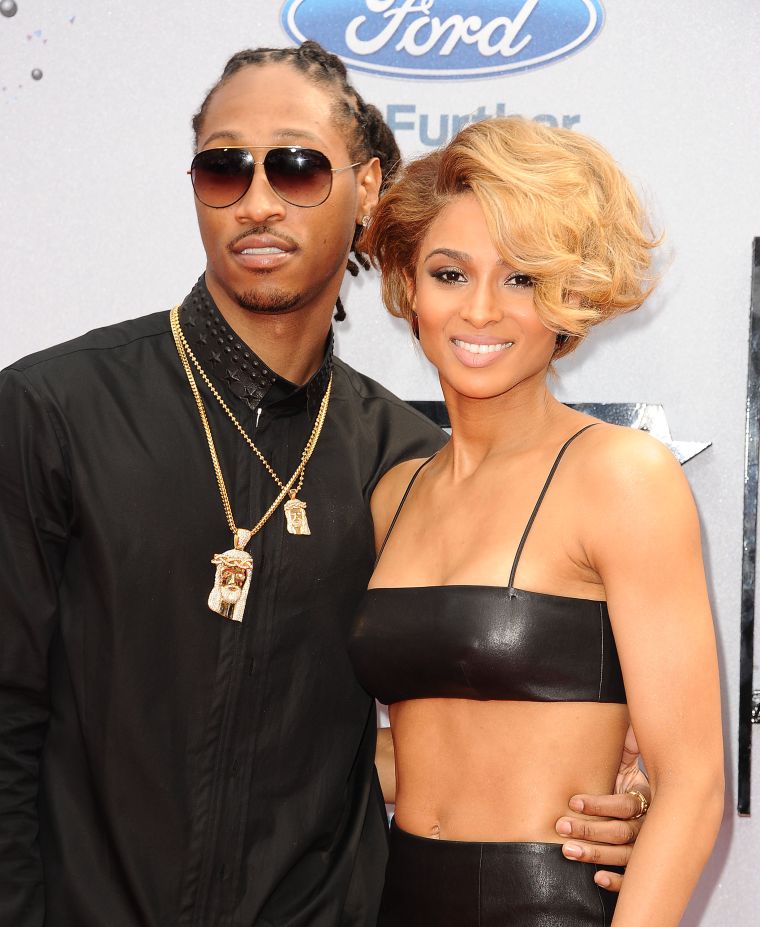 Former fiancee Ciara has a tattoo of the letter “N” on her ring finger for Nayvadius.
