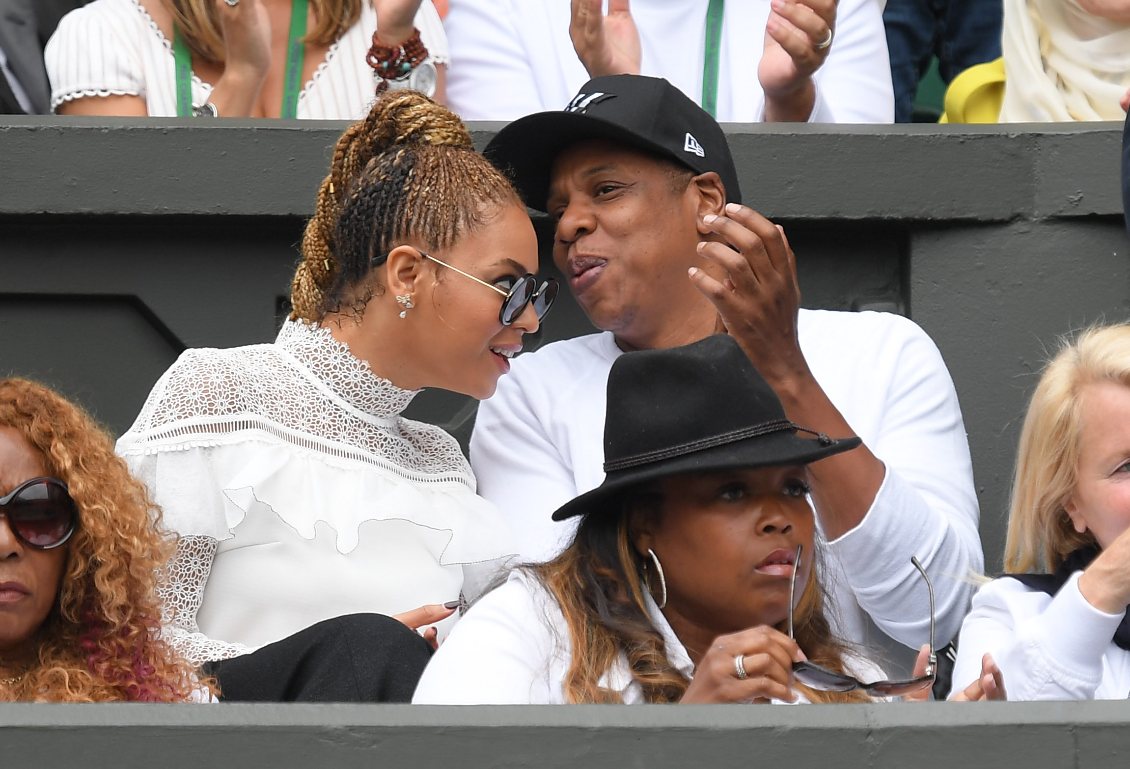 Celebrities Attend Wimbledon