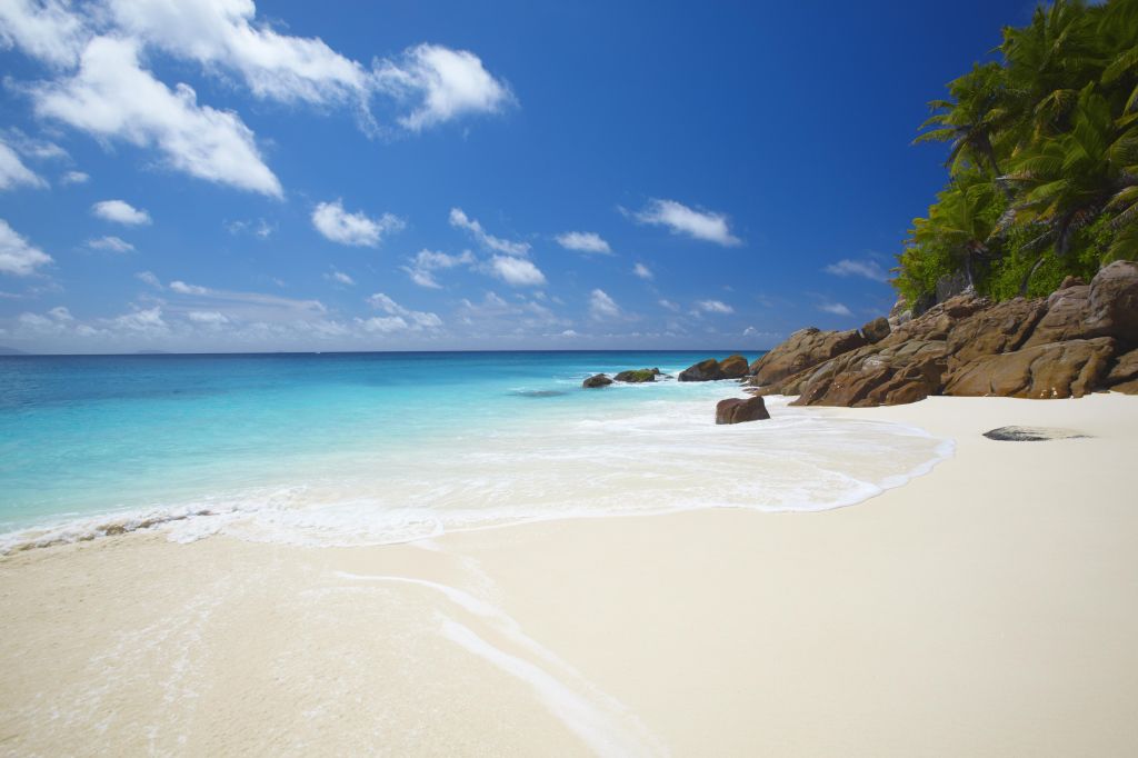 Tropical beach, Seychelles, Indian Ocean, Africa