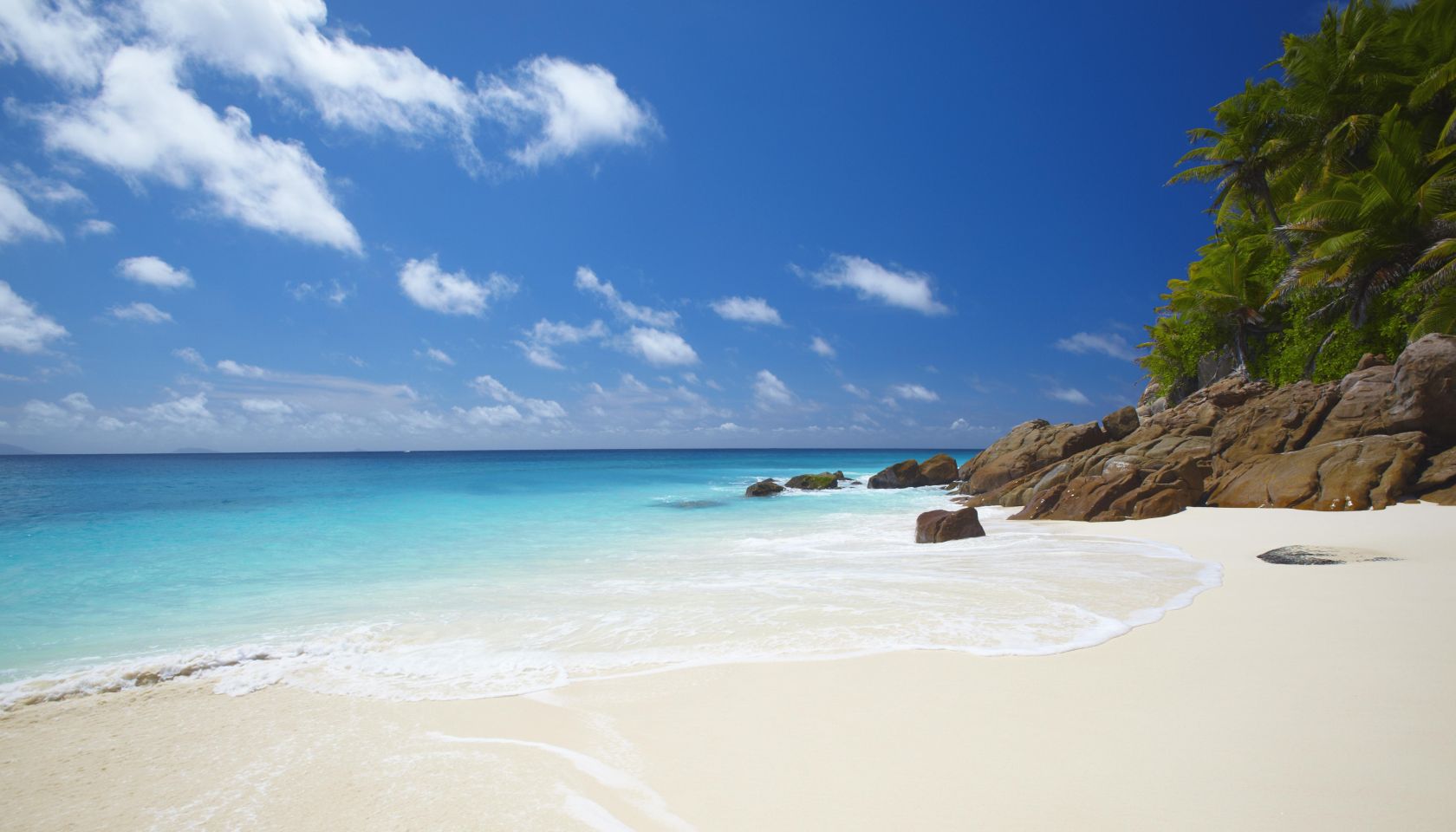 Tropical beach, Seychelles, Indian Ocean, Africa