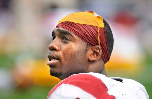 SEATTLE, WASHINGTON SEPTEMBER 19, 2009USC tailback Joe McKnight before a game with the Huskies in
