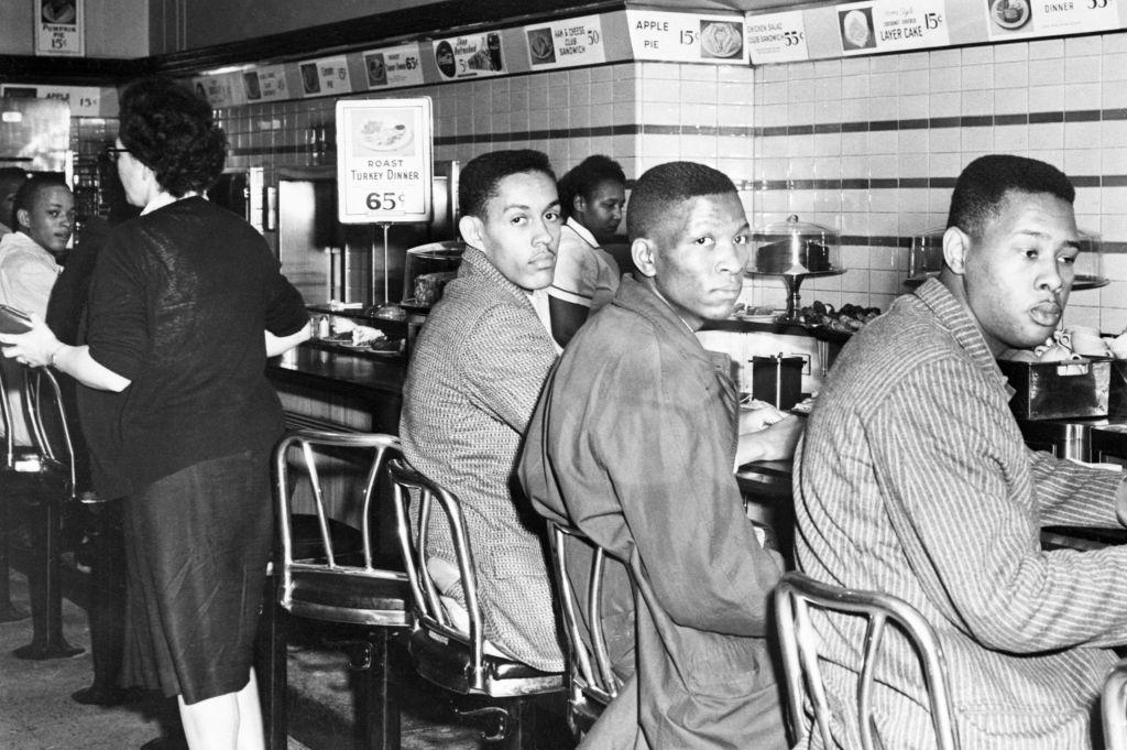 Black Students Sitting-In at Woolworth's