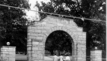 In this 1970 file photograph, the entrance to Johnson C. Smi