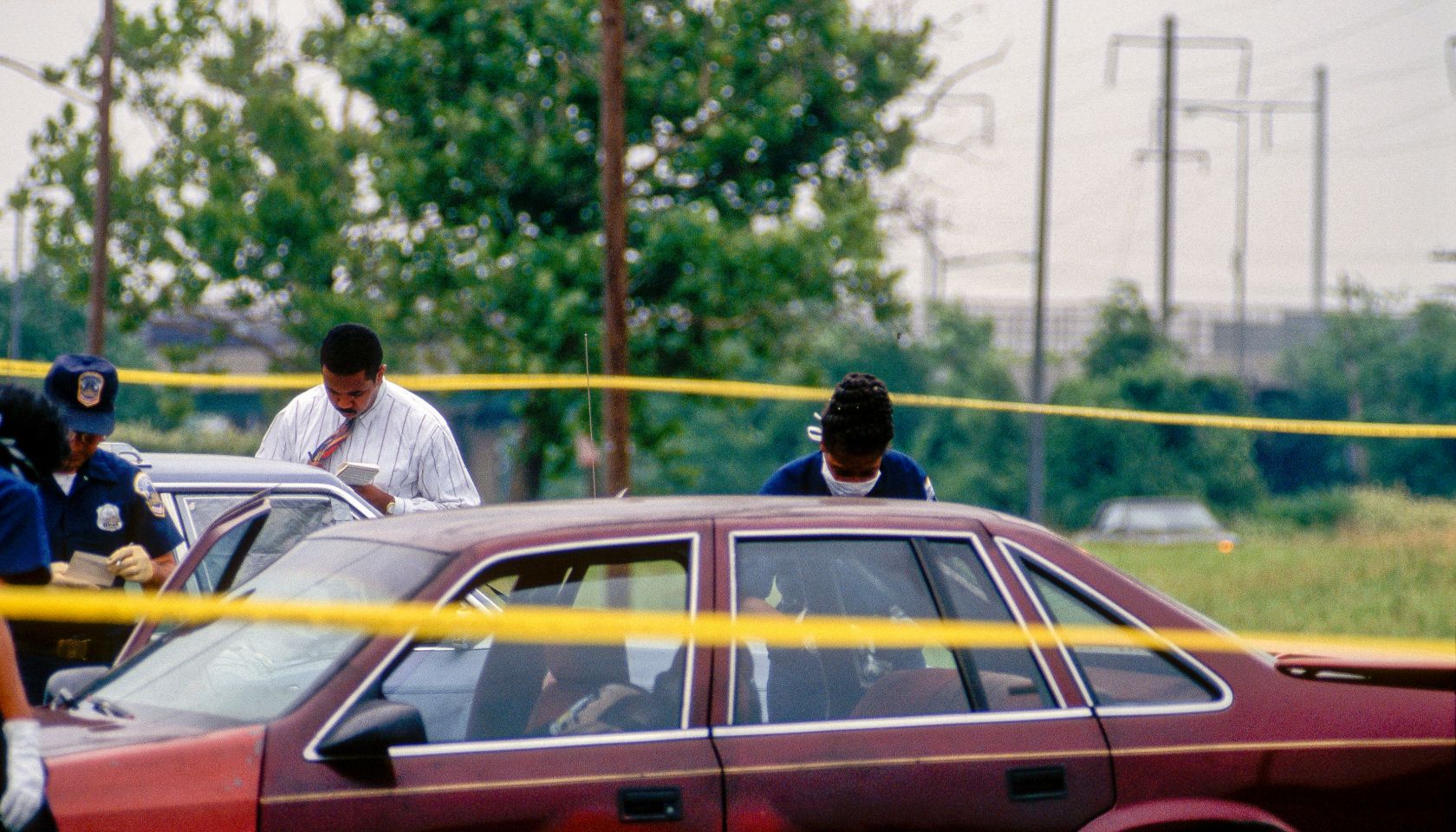 DC Police At Murder Scene