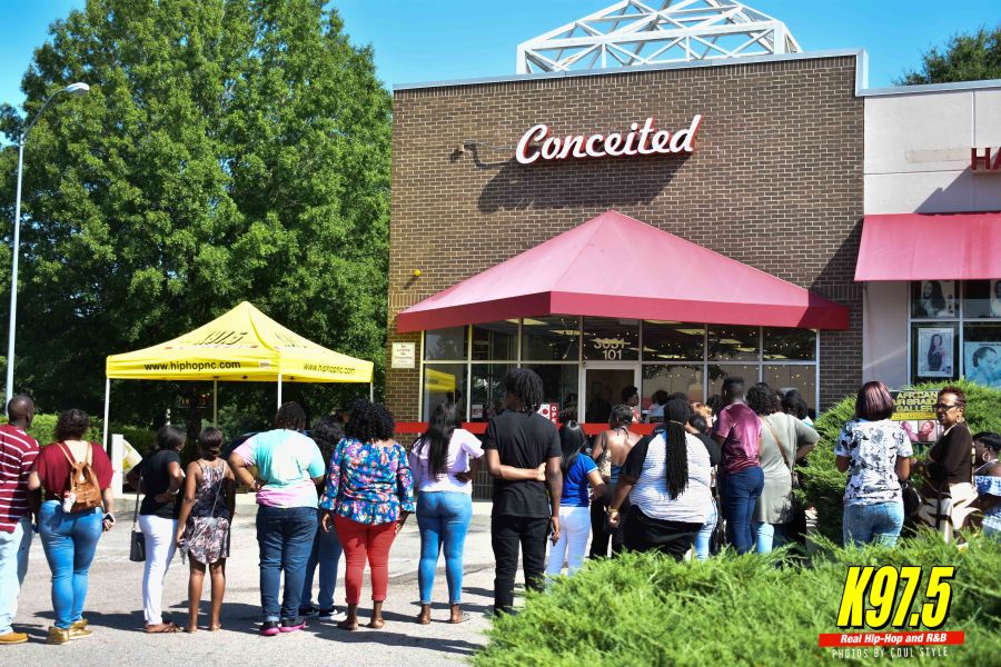 Remy Ma at the grand opening of Conceited