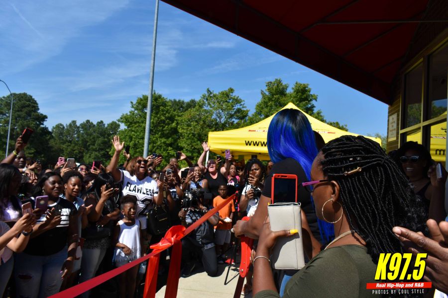 Remy Ma at the grand opening of Conceited