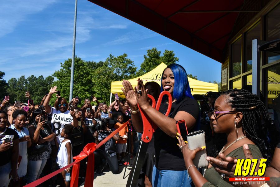 Remy Ma at the grand opening of Conceited