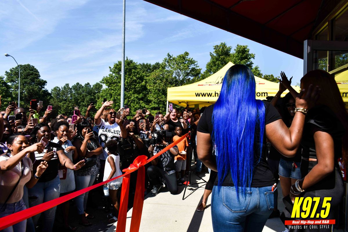 Remy Ma at the grand opening of Conceited