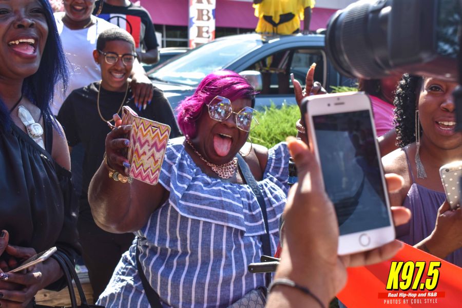 Remy Ma at the grand opening of Conceited