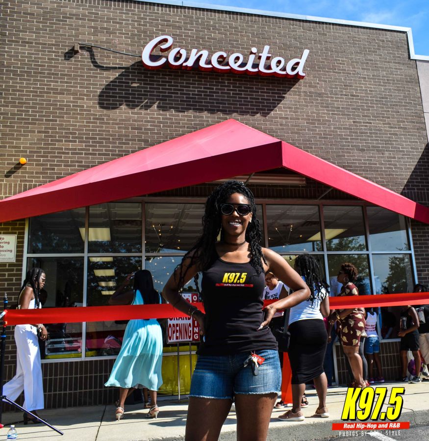 Remy Ma at the grand opening of Conceited