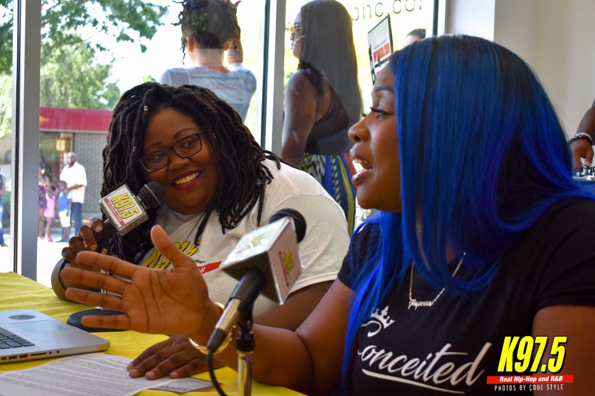 Remy Ma at the grand opening of Conceited