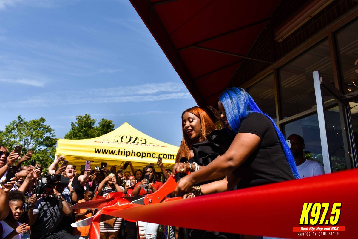 Remy Ma at the grand opening of Conceited