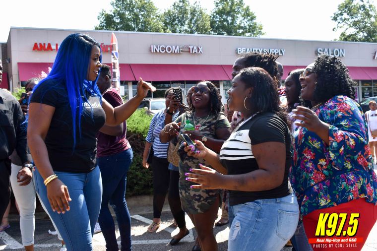 Remy Ma at the grand opening of Conceited