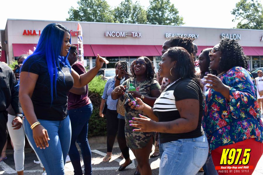 Remy Ma at the grand opening of Conceited
