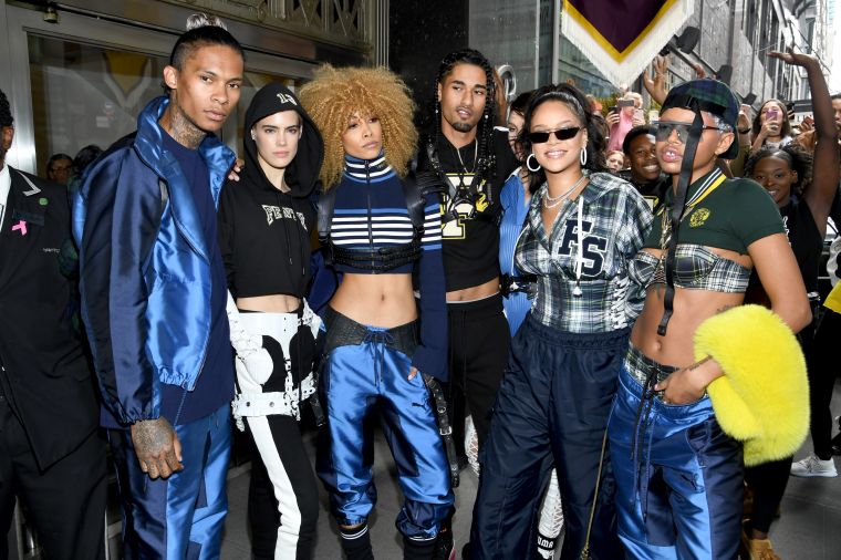Rihanna Hosts Pep Rally To Celebrate Launch Of The AW17 FENTY PUMA By Rihanna Collection At Bloomingdales On 59th Street