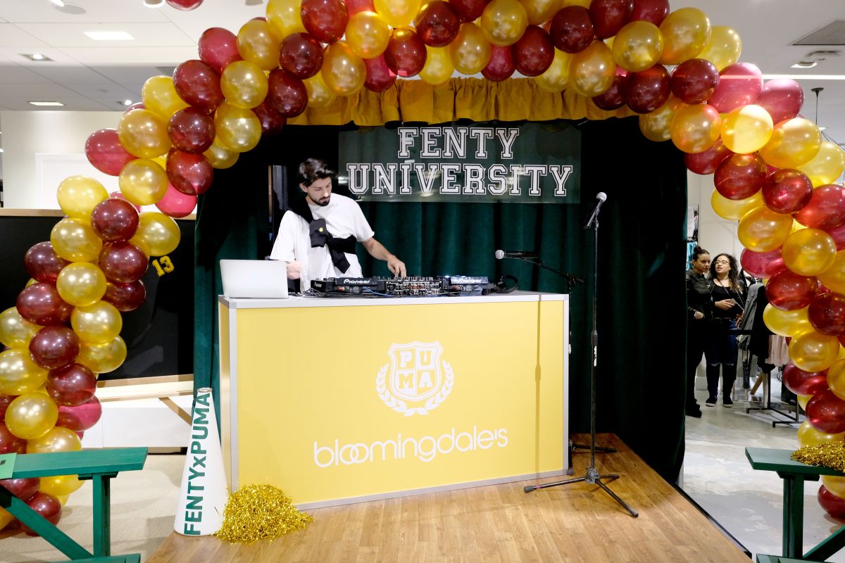 Rihanna Hosts Pep Rally To Celebrate Launch Of The AW17 FENTY PUMA By Rihanna Collection At Bloomingdales On 59th Street