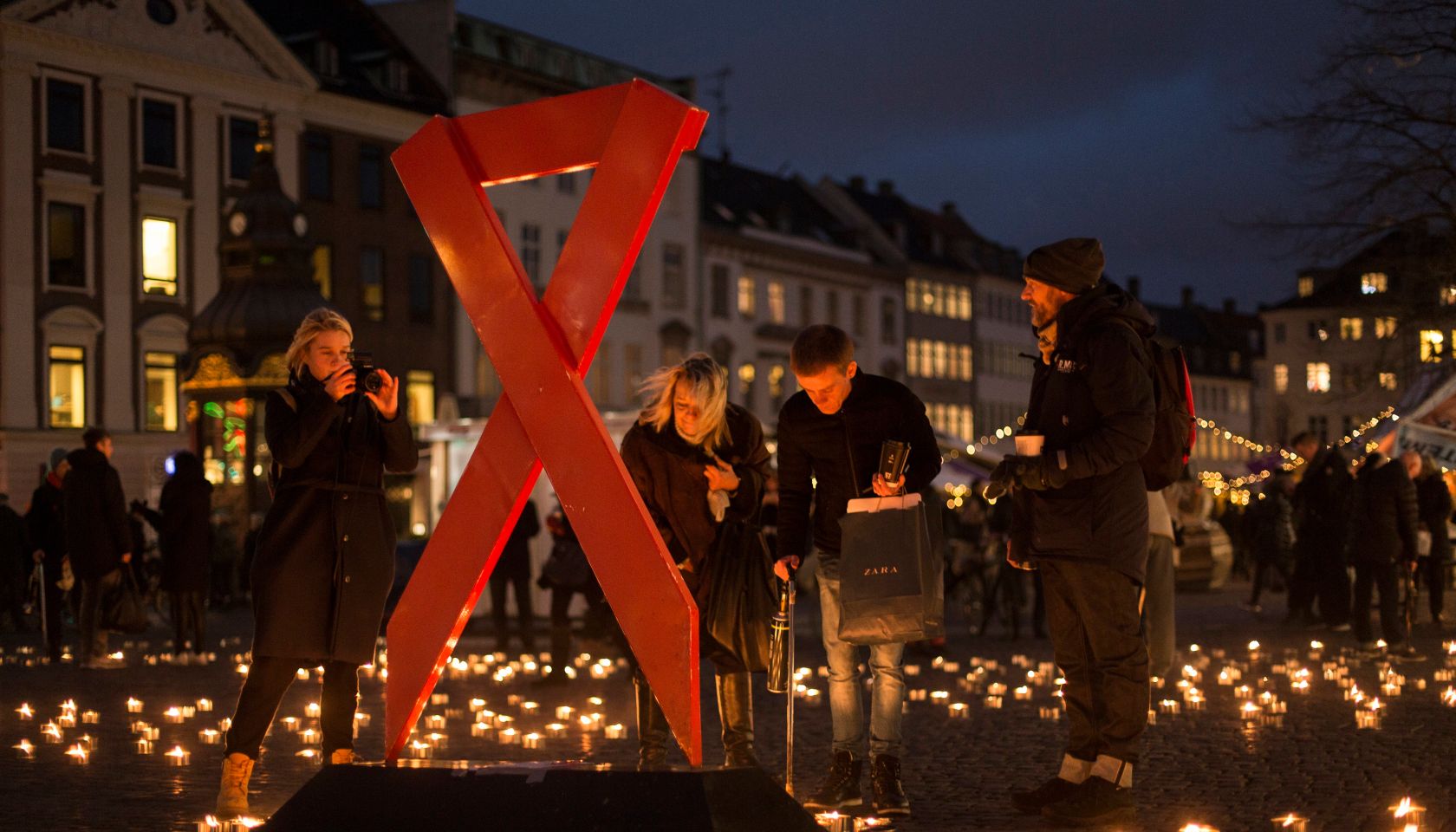 World AIDS Day 2016 - Candlelight vigil in Copenhagen