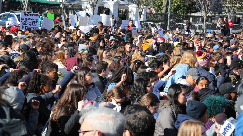Students Protest For National Walkout Day
