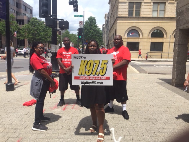 Teacher’s Rally In Downtown Raleigh