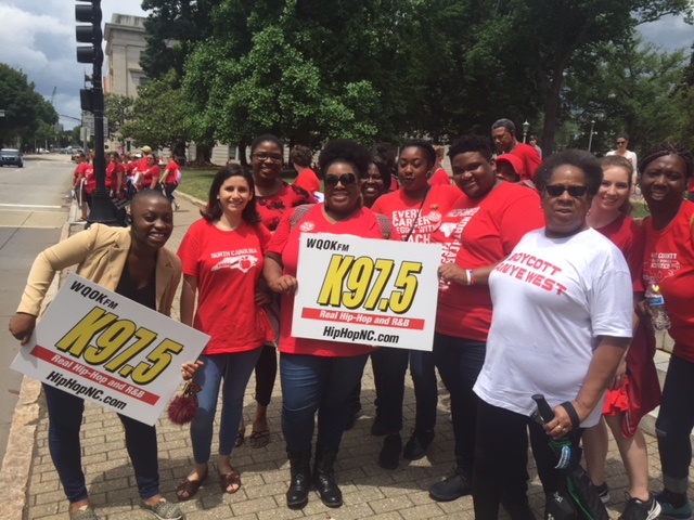 Teacher’s Rally In Downtown Raleigh