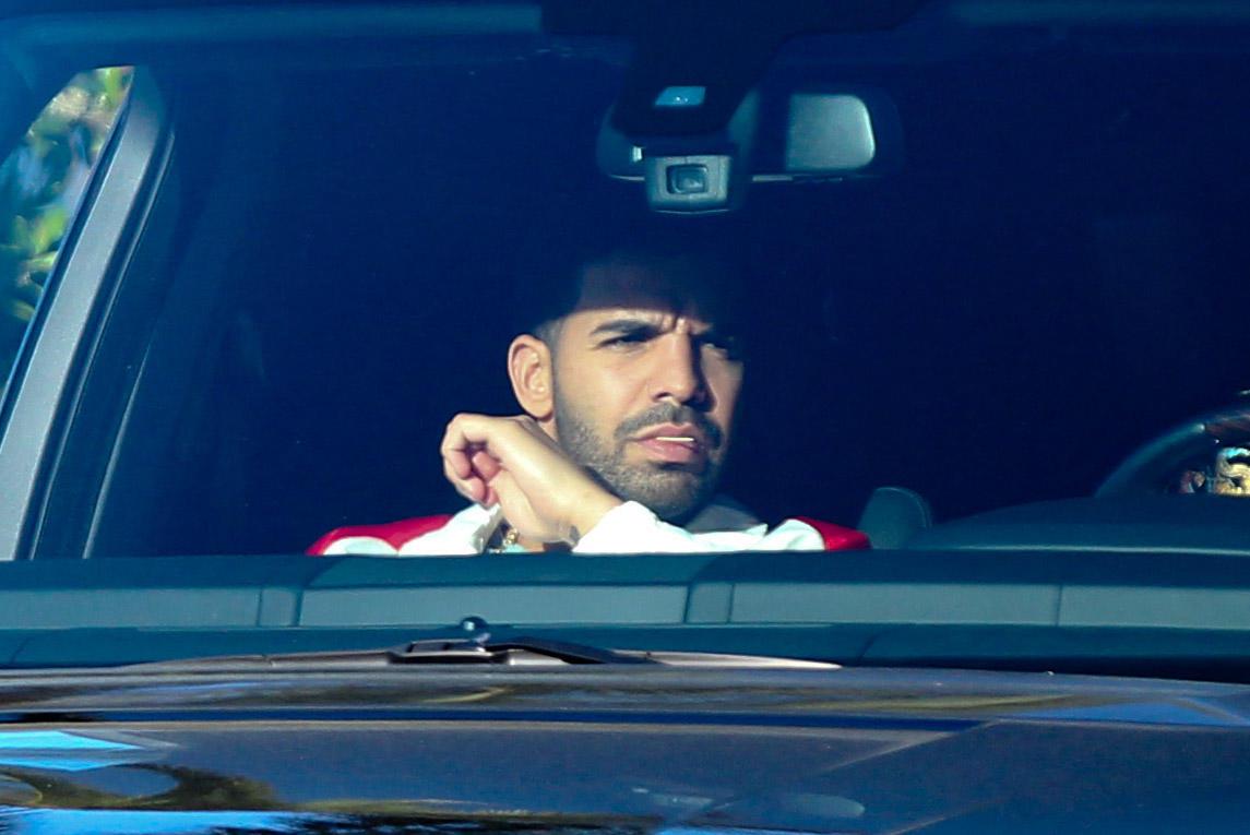 Drake leaving Cecconi's in West Hollywood