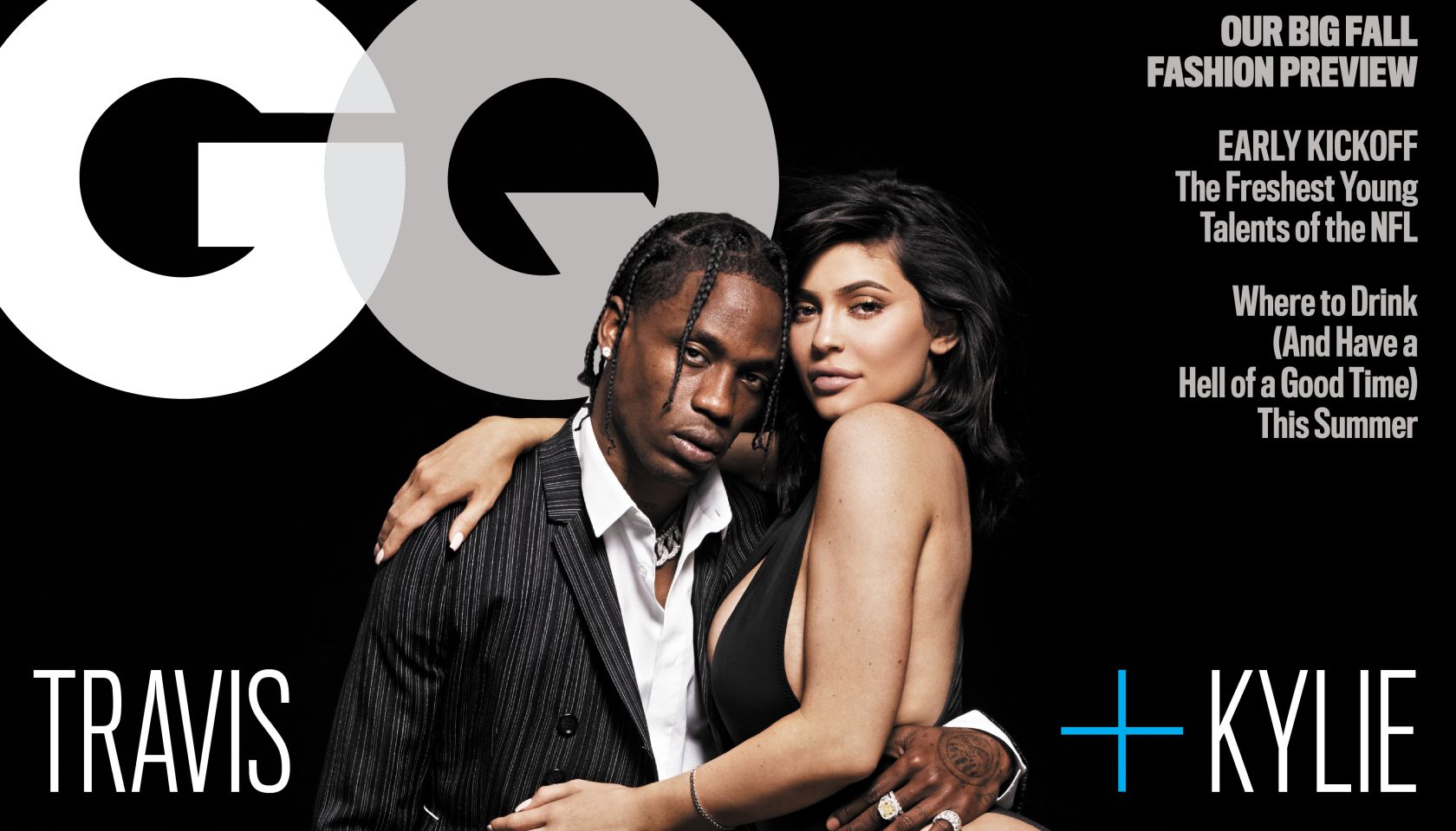 Kylie Jenner, Travis Scott For GQ