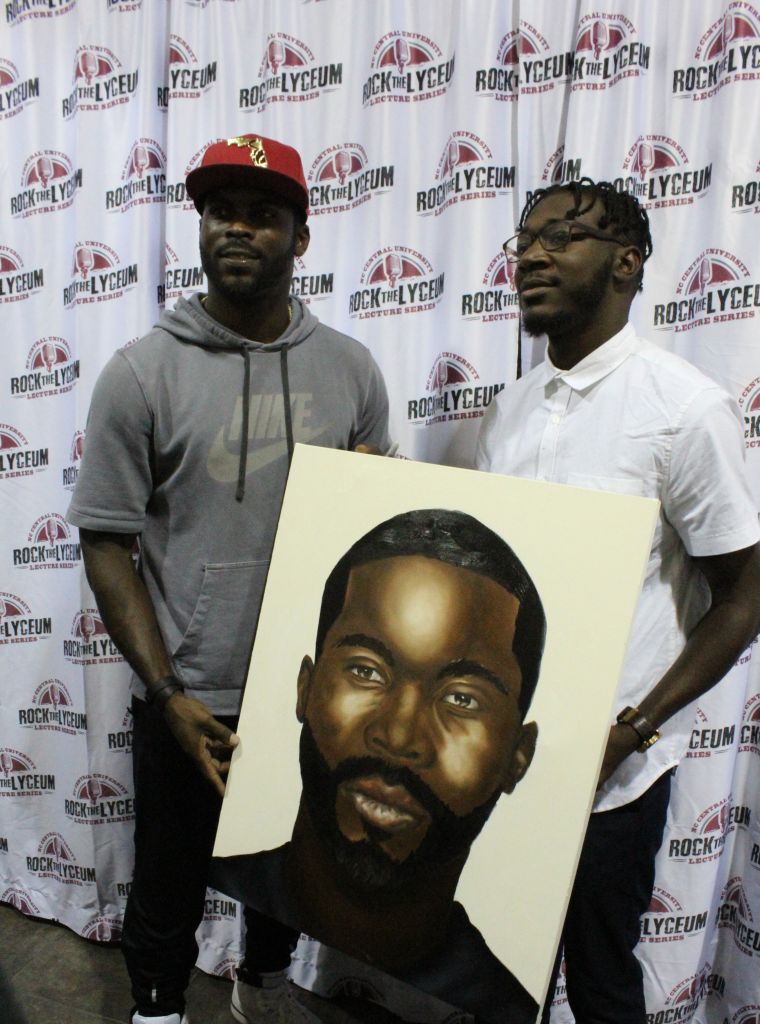 Mike Vick at NCCU