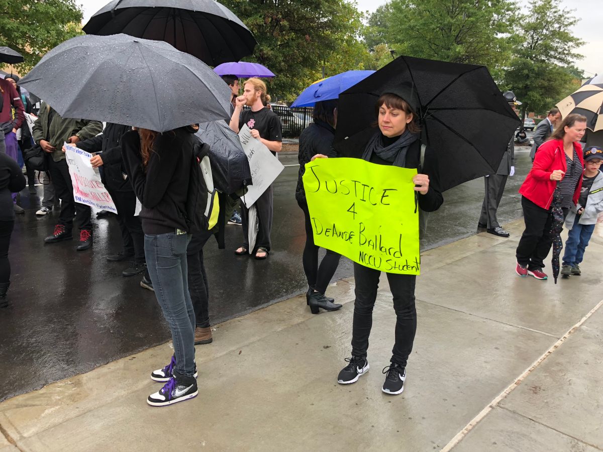 DeAndre Ballard Protest