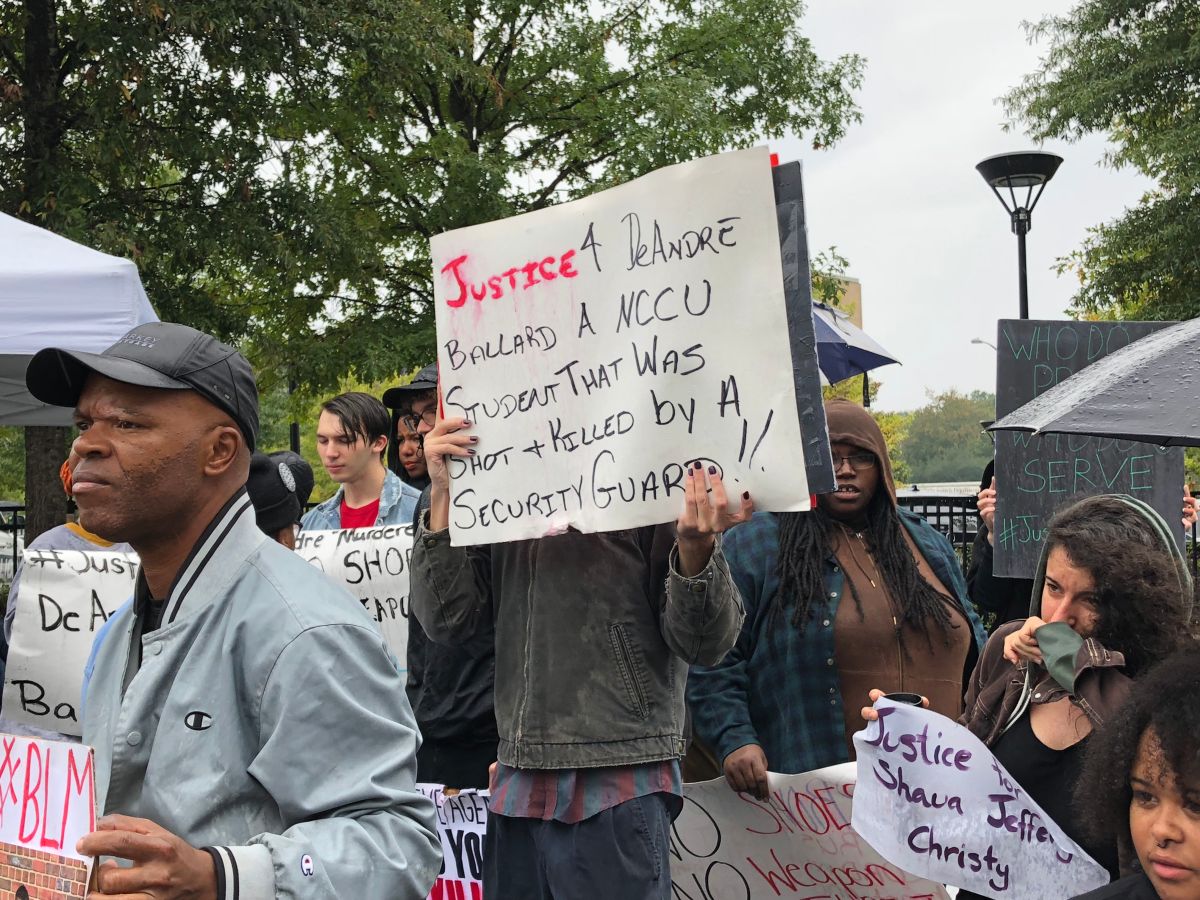 DeAndre Ballard Protest