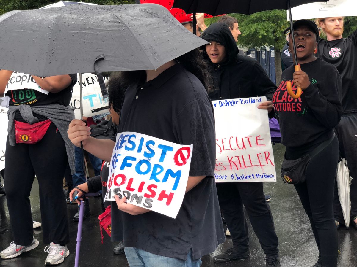 DeAndre Ballard Protest