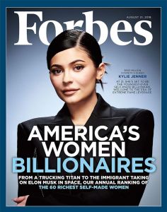 Kylie Jenner on Forbes