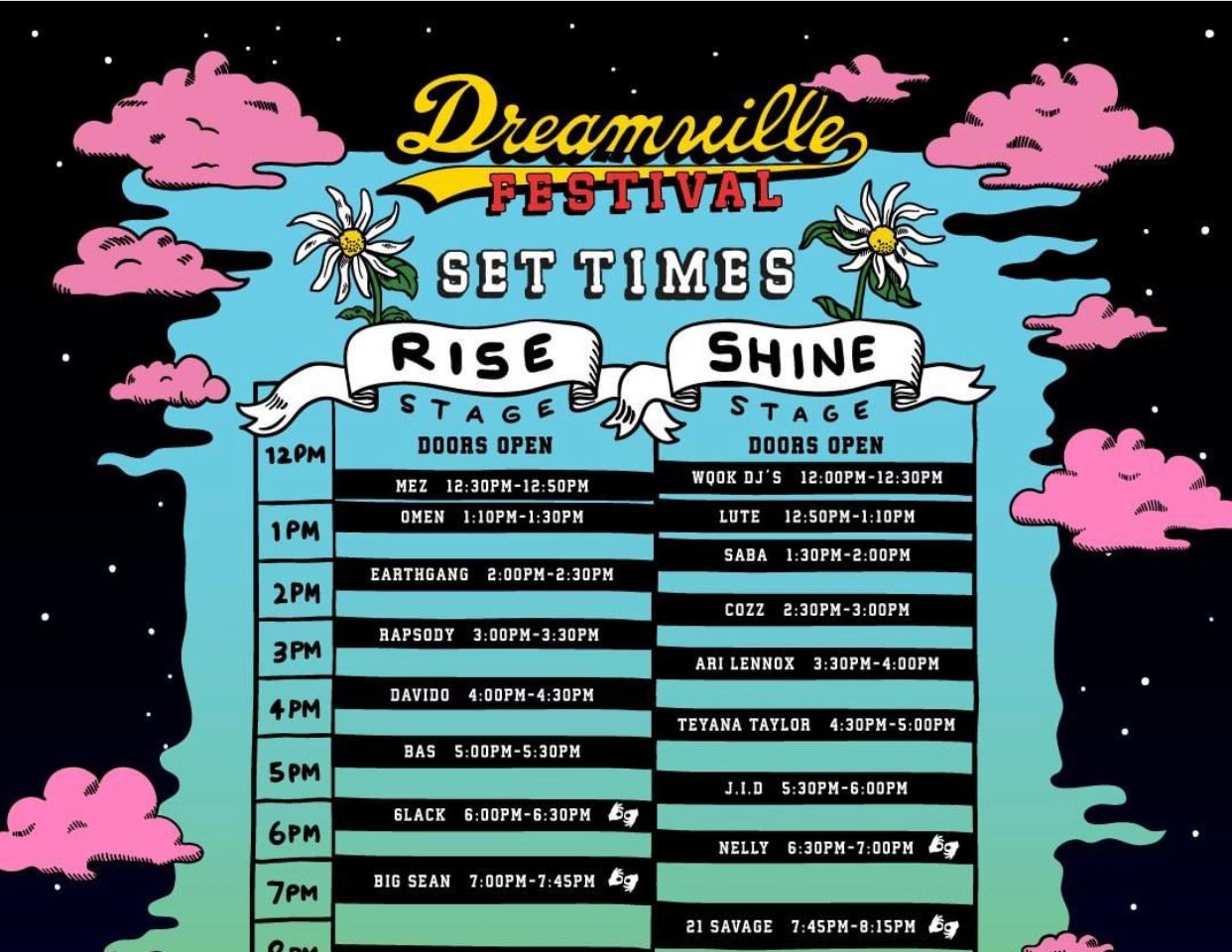 Dreamville festival schedule