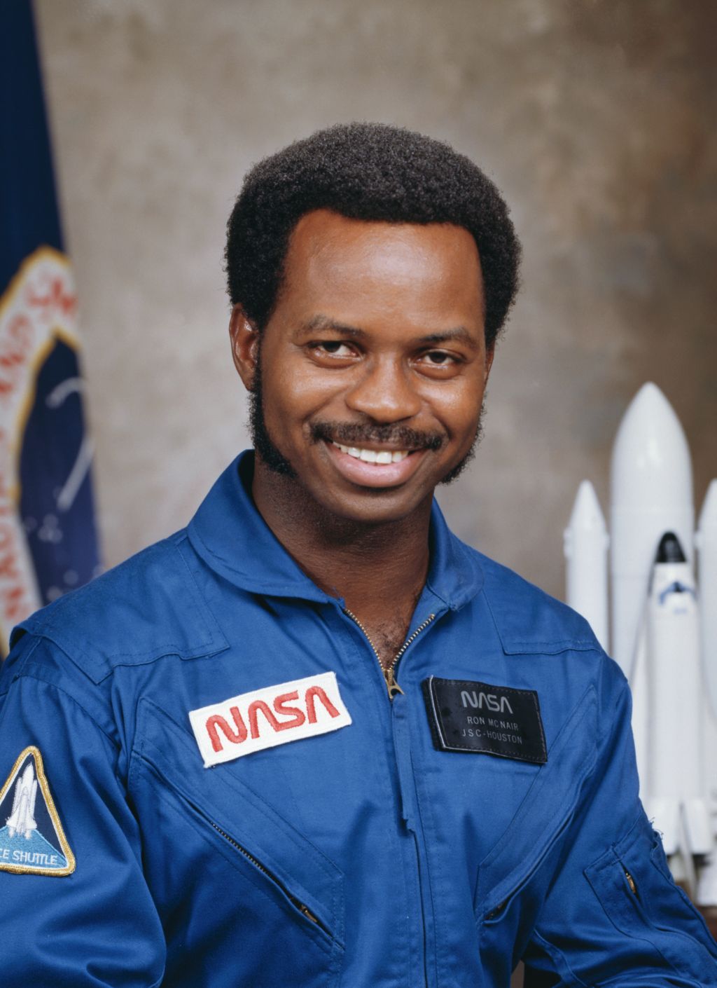 Portrait of Astronaut Ronald E. McNair in Uniform