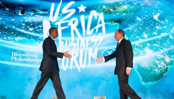 President Obama Speaks At The U.S.-Africa Business Forum In New York