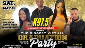 K97.5 Presents North Carolina's Largest Virtual Graduation Party