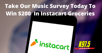 Take Our Music Survey Today To Win $200 In Instacart Groceries