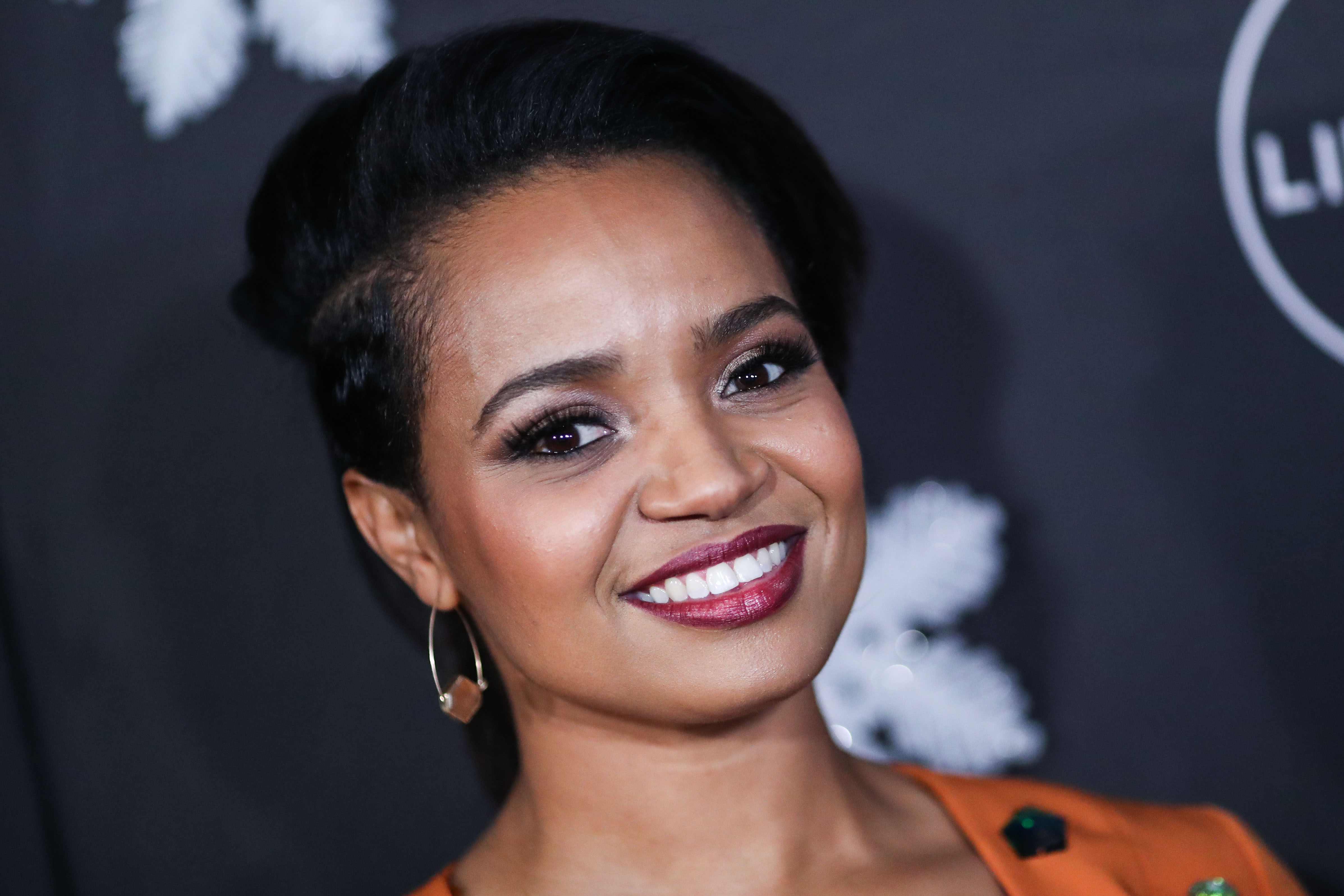 Actress Kyla Pratt arrives at the 'It's A Wonderful Lifetime' Holiday Party held at STK Los Angeles at W Los Angeles - West Beverly Hills on October 22, 2019 in Westwood, Los Angeles, California, United States.