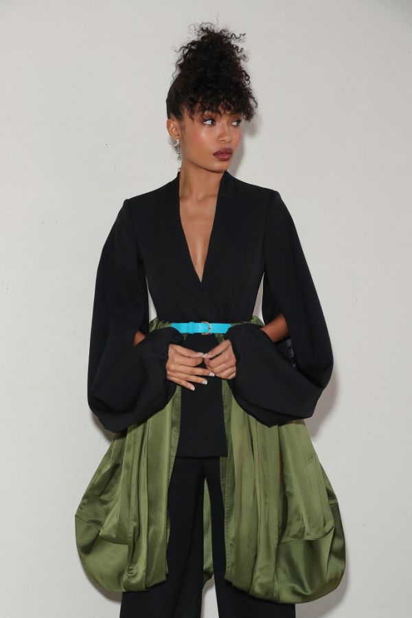 Actress Yara Shahidi BTS Photo Shoot Celebrating Her Appearance On The Trumpet Awards