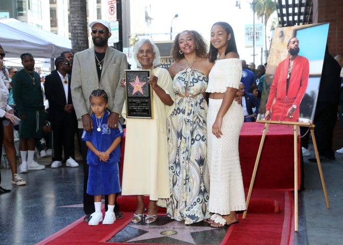 Nipsey Hussle Posthumously Honored With Star On The Hollywood Walk Of Fame