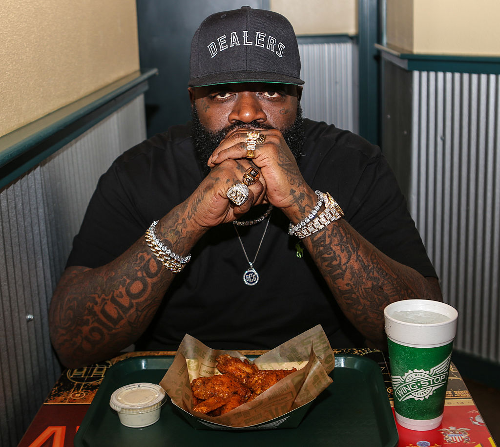 Rick Ross Visits Wingstop