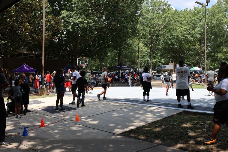 John Wall Family Foundation Court Dedication