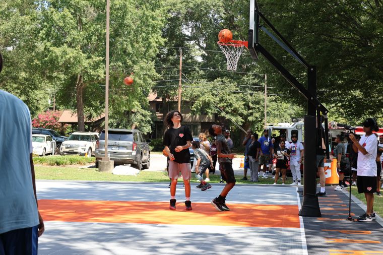 John Wall Family Foundation Court Dedication