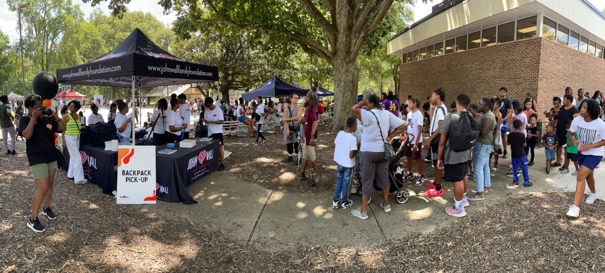 John Wall Family Foundation Court Dedication