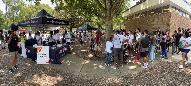 John Wall Family Foundation Court Dedication